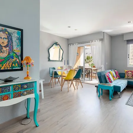 Retro Apartamento Divino Con Piscina Y Playa Familias Parejas Playa de Gandia Exterior foto