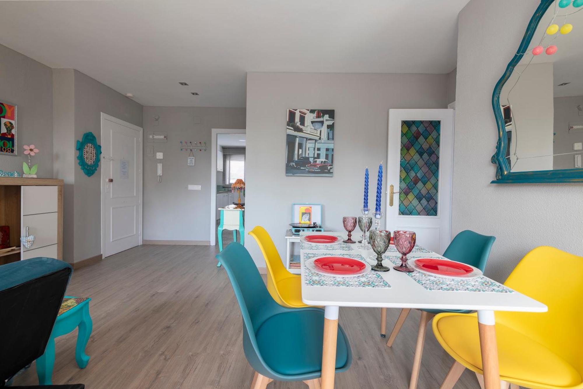 Retro Divino Con Piscina Y Playa Familias Parejas Appartement