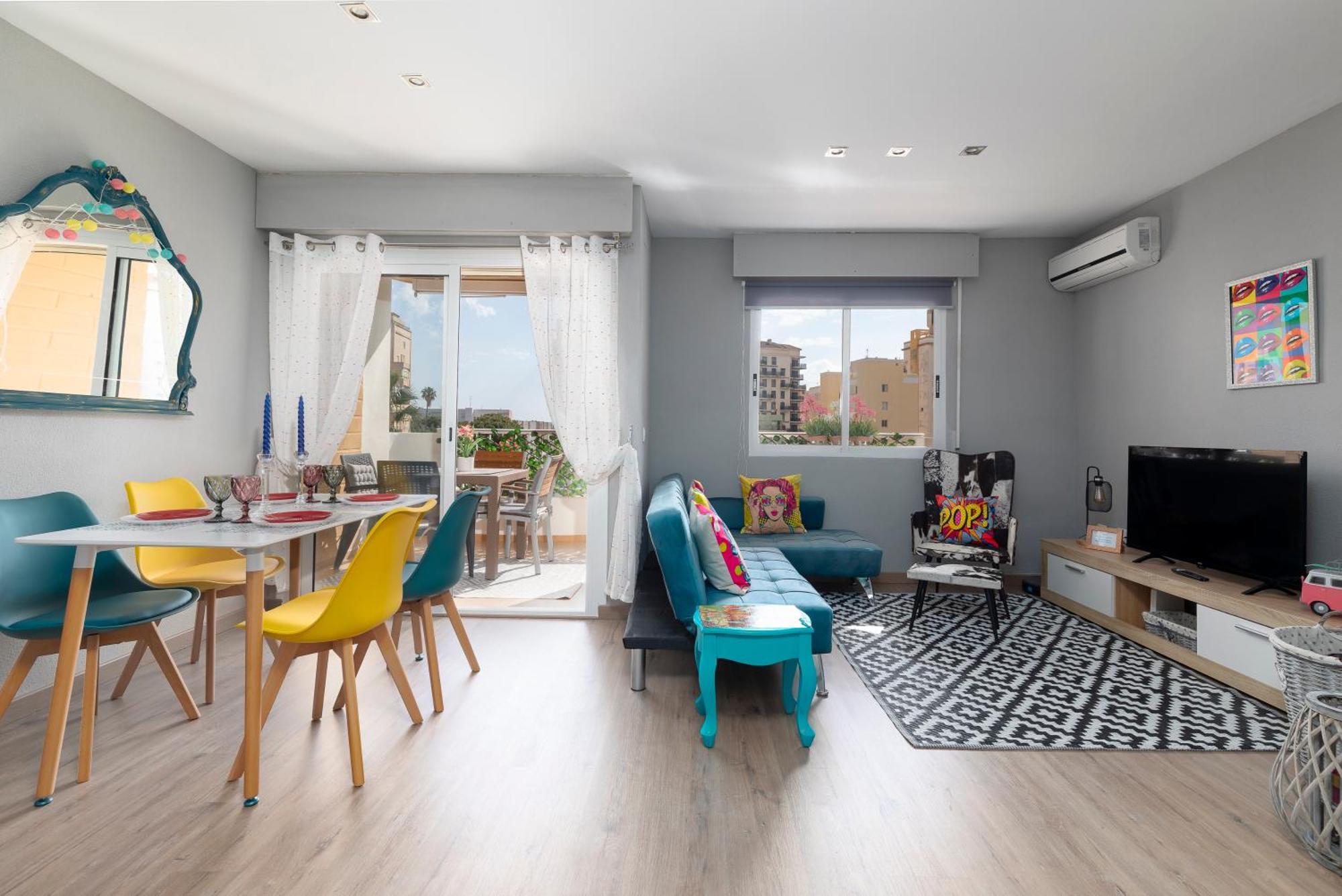 Retro Divino Con Piscina Y Playa Familias Parejas Appartement