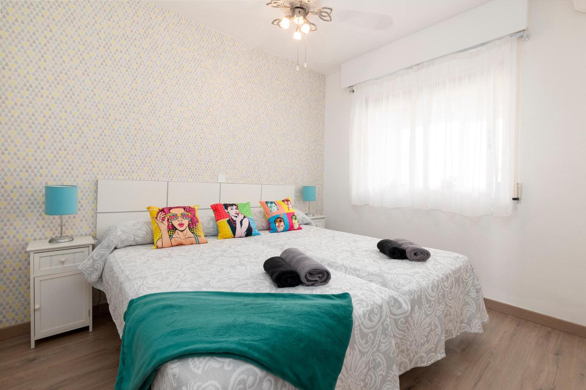 Retro Divino Con Piscina Y Playa Familias Parejas Appartement Playa de Gandia