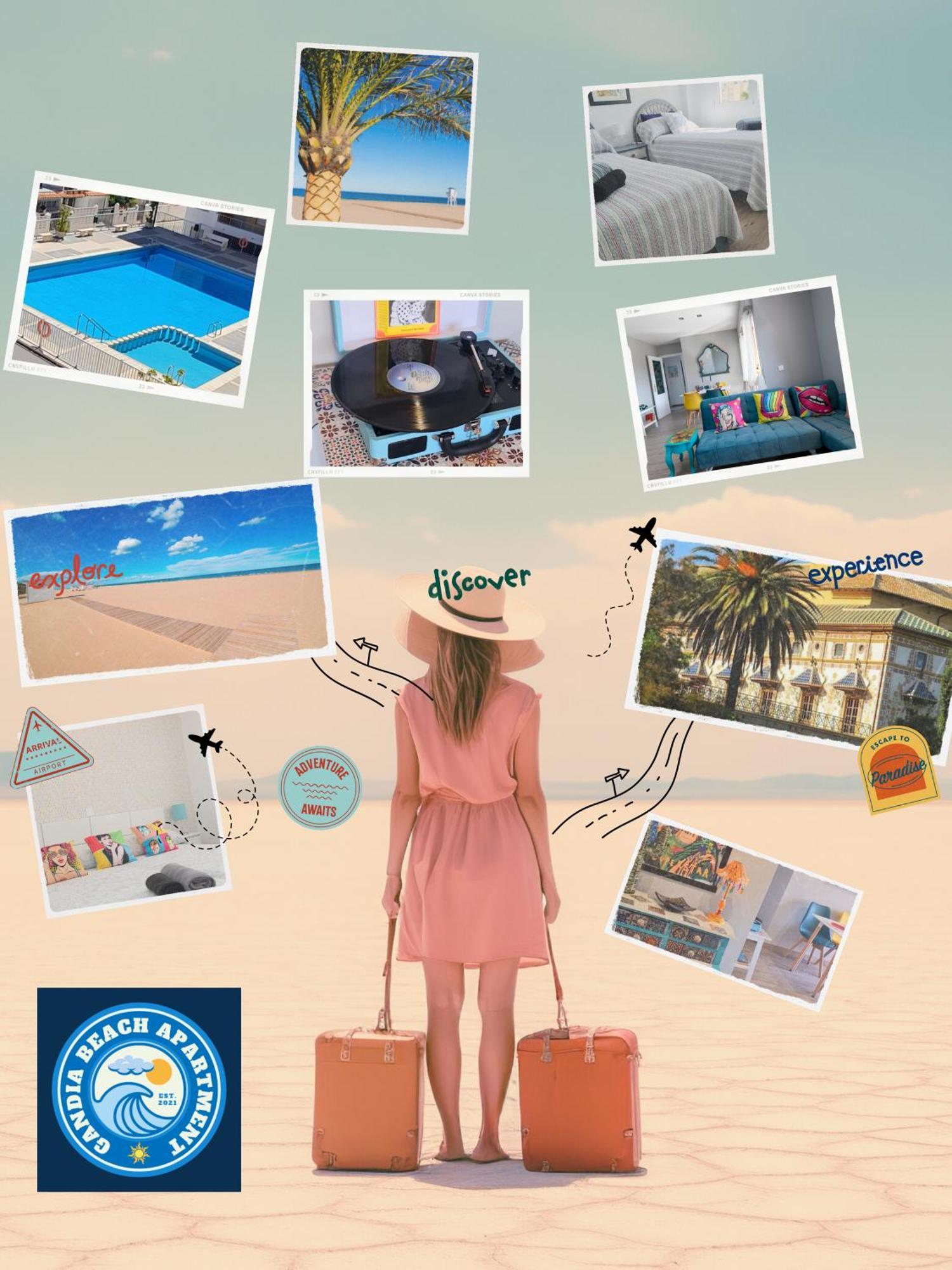 Retro Divino Con Piscina Y Playa Familias Parejas * Playa de Gandia